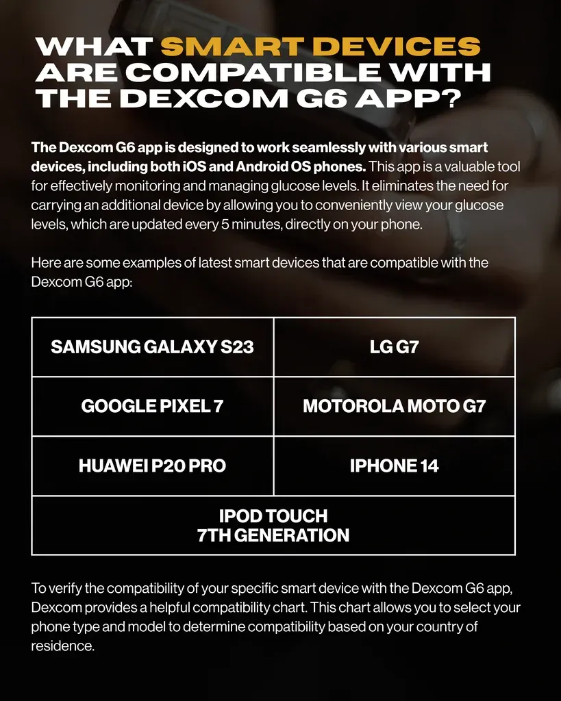 Which Phones Are Compatible with Dexcom G6 Infographic 1024x1024 1920w