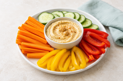 Vegetables and Hummus